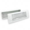Lampada di emergenza luce a led 4.5W plafoniera bianco da incasso o a parete