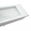 Lampada di emergenza luce a led 4.5W plafoniera bianco da incasso o a parete