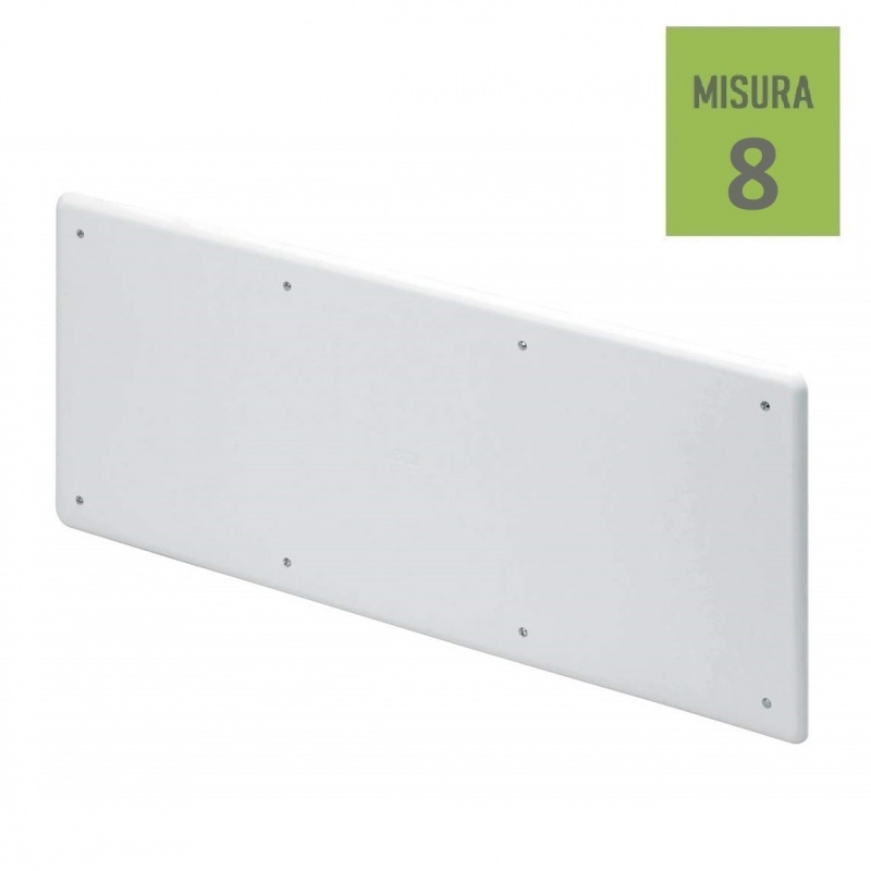 Coperchio di ricambio 392x152 misura 8 rettangolare per scatola cassetta di derivazione da incasso con viti