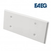 Coperchio rettangolare per scatola incasso 506 507 bianco con viti cassetta 6 7 moduli posti