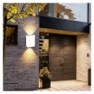 Applique rettangolare 10W bianco per esterno balcone giardino luce regolabile impermeabile IP65
