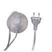 Lampada da terra Oro Argento con sfera in vetro bianco piantana design moderno per salotto camera
