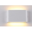 Applique led cob 12w rettangolare sottile bianco nero grigio per esterno luce sopra sotto moderno