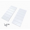 Quadro elettrico da incasso da 36 - 54 moduli centralino con sportello bianco per interruttori DIN IP40