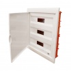 Quadro elettrico da incasso da 36 - 54 moduli centralino con sportello bianco per interruttori DIN IP40
