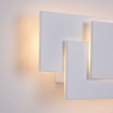 Applique da parete led rettangolare bianco lampada luce fredda naturale calda design moderno