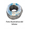 5mt cavo elettrico 2x0.75mm flessibile in matassa bianco e nero H03VV-F