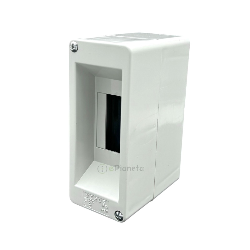 Quadro elettrico centralino senza sportello 1 - 2 moduli din da parete per interruttori
