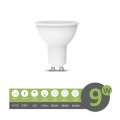 Faretto led 9w attacco GU10 lampadina copertura opaca per portafaretti fari luce naturale calda