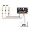 Dimmer controller per strip led 220V con telecomando regolazione luce luminosità a distanza