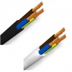10mt cavo elettrico 3x1.50mm flessibile in matassa bianco e nero H05VV-F