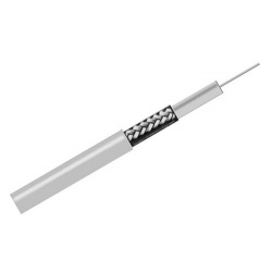 100mt Cavo TV Antenna Satellitare Coassiale 5mm 75 Ohm Schermatura 5G LTE, Digitale Classe B conduttori CCA
