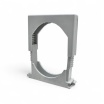 Clips morsetti fissatubo da 13 - 21 23 - 35 38 - 80 mm per fissaggio tubi rigidi o flessibili a scatto grigio RAL 7035