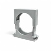 Clips morsetti fissatubo da 13 - 21 23 - 35 38 - 80 mm per fissaggio tubi rigidi o flessibili a scatto grigio RAL 7035
