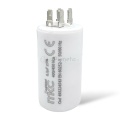 Condensatore in polipropilene 6,3µF 400V/450V di spunto per motori elettrici – Terminale Faston senza vite