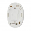 Impianto elettrico da parete su canalina facile installazione presa bipasso schuko interruttore pulsante deviatore bianco ovale