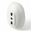 Impianto elettrico da parete su canalina facile installazione presa bipasso schuko interruttore pulsante deviatore bianco ovale