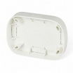 Impianto elettrico da parete su canalina facile installazione presa bipasso schuko interruttore pulsante deviatore bianco ovale