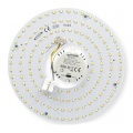 Circolina LED 24W Ø 19cm ricambio per plafoniera anello rotondo lampada a basso consumo per soffitto cucina bagno