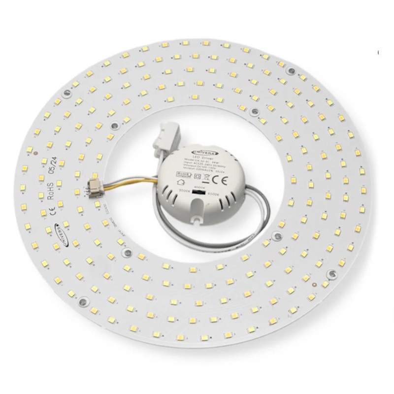 Circolina LED 34W Ø 23cm ricambio per plafoniera anello rotondo lampada a basso consumo per soffitto cucina bagno