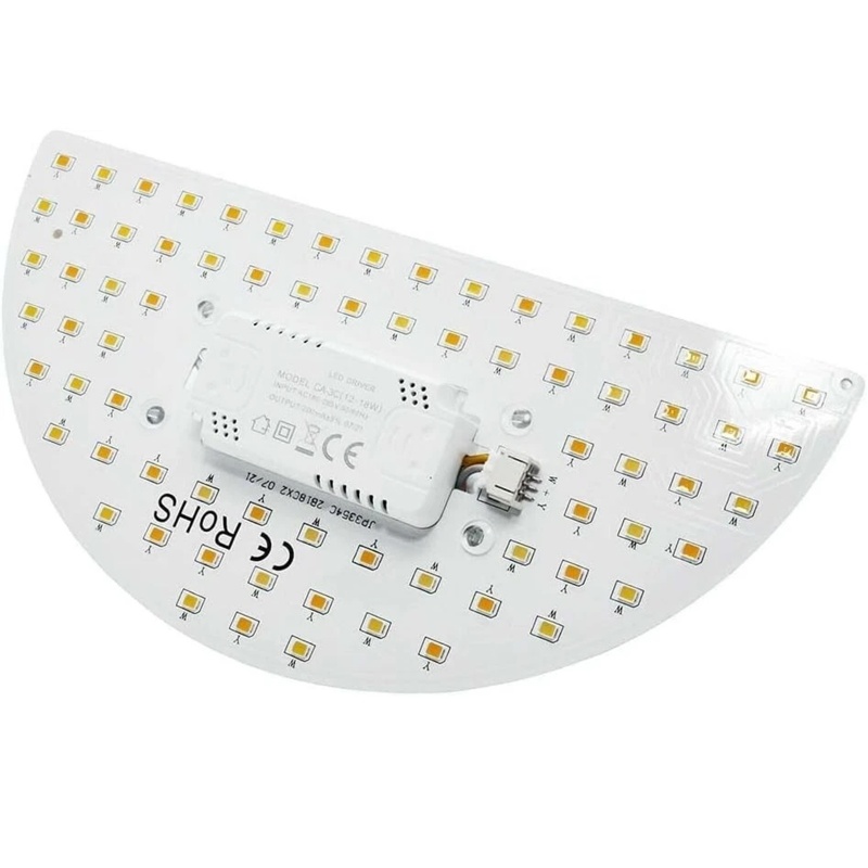 Circolina LED 12W 15cm ricambio per plafoniera anello rotondo lampada a basso consumo per soffitto cucina bagno magnetico