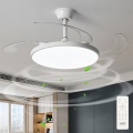Lampadario con ventilatore led 40W controllo a distanza telecomando luce dimmerabile calda naturale bianca 3 velocità