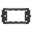 Frutti e Placche bianchi supporti 3 posti compatibili con Gewiss system