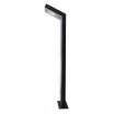 Lampione led 10W per esterno lampioncino rettangolare moderno grigio antracite bianco lampada segnapasso da giardino