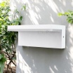 Applique led per esterno 10W inclinato luce laterale nero bianco lampada segnapasso moderno da giardino