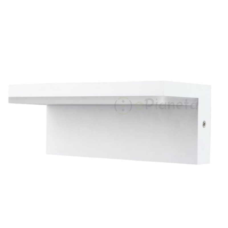 Applique led per esterno 10W inclinato luce laterale nero bianco lampada segnapasso moderno da giardino