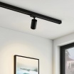 Faretto con attacco GU10 per binario trifase orientabile nero faro proiettore lampadina led