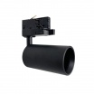 Faretto con attacco GU10 per binario trifase orientabile nero faro proiettore lampadina led