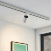 Faretto con attacco GU10 per binario trifase orientabile bianco faro proiettore lampadina led