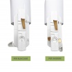 Faretto con attacco GU10 per binario trifase orientabile bianco faro proiettore lampadina led