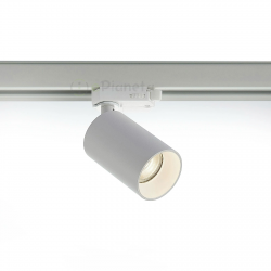 Faretto con attacco GU10 per binario trifase orientabile bianco faro proiettore lampadina led