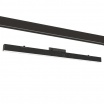 Faretto proiettore a barra lineare led 40W nero per binario trifase 3 in 1 luce calda naturale bianca copertura opaca