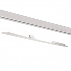 Faretto proiettore a barra lineare led 40W bianco per binario trifase 3 in 1 luce calda naturale bianca copertura opaca