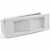 Lampada di Emergenza LED 5W plafoniera bianca da incasso o parete 220V anti black out luce di sicurezza per scale corridoi