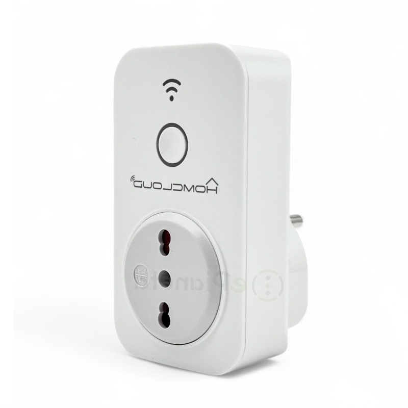 Presa bipasso intelligente smart Wi-Fi compatibile con Alexa Google Home adattatore controllo a distanza energia timer