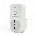 Presa bipasso intelligente smart Wi-Fi compatibile con Alexa Google Home adattatore controllo a distanza energia timer