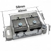 Partitore Sdoppiatore TV SAT 2 4 Vie con Passaggio Corrente Continua CC Splitter Segnale Antenna e Decoder