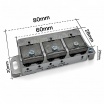 Partitore Sdoppiatore TV SAT 2 4 Vie con Passaggio Corrente Continua CC Splitter Segnale Antenna e Decoder
