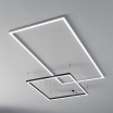 Plafoniera led lineare 40W 120cm collegabile modulabile lampada da soffitto nero luce bianca naturale calda per ufficio casa