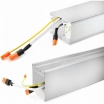Plafoniera led lineare 40W 120cm collegabile modulabile lampada da soffitto bianco luce bianca naturale per ufficio casa