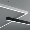 Plafoniera led lineare 40W 120cm collegabile modulabile lampada da soffitto bianco luce bianca naturale per ufficio casa