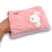 Borsa Acqua Calda Elettrica Scalda mani piedi Ricaricabile Scaldino peluche con tasca morbido con coniglio cuore