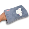 Borsa Acqua Calda Elettrica Scalda mani piedi Ricaricabile Scaldino peluche con tasca morbido con coniglio cuore