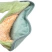 Borsa Acqua Calda Elettrica Scalda mani piedi Ricaricabile Scaldino peluche con tasca morbido con coniglio cuore