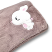 Borsa Acqua Calda Elettrica Scalda mani piedi Ricaricabile Scaldino peluche con tasca morbido con coniglio cuore