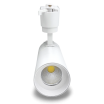 Faretto proiettore led 15W Bianco orientabile per binario monofase direzionabile luce calda naturale bianca CCT